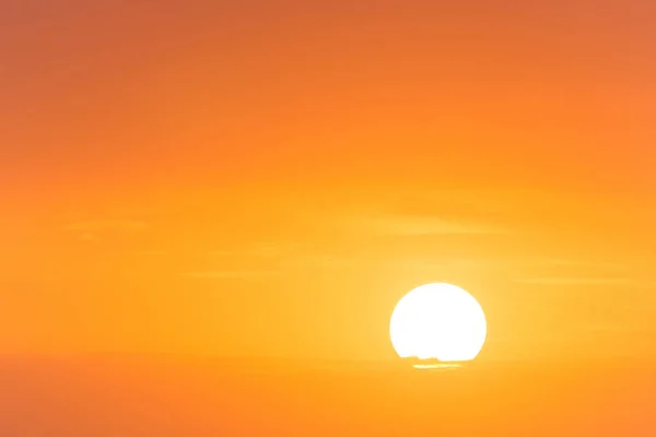 Vista Sobre Sol Nascente Céu Pitoresco — Fotografia de Stock