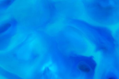 soyut sanatsal arkaplan: mavi renkli suluboya resimlerinin karışımının kapatılması