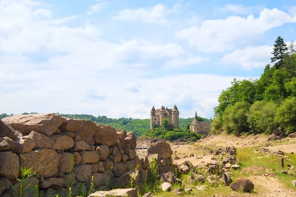 Lanobre Francia Mayo 2018 Chateau Val Landscape Lanobre Mayo 2018 — Foto de Stock