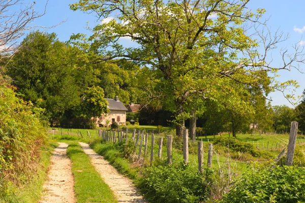 Typiskt Romantiskt Hus Frankrike Landet — Stockfoto