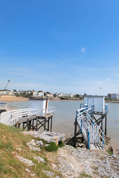 Fisherman Cabins Saint Georges Didonne — Stock Photo, Image