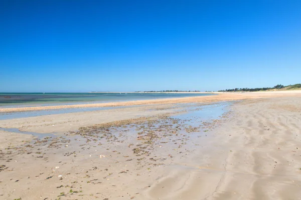 Ile Strandkorb Couarde Sur Mer — Stockfoto