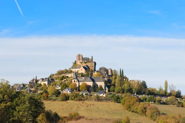 Dorp Turenne Franse Limousin — Stockfoto