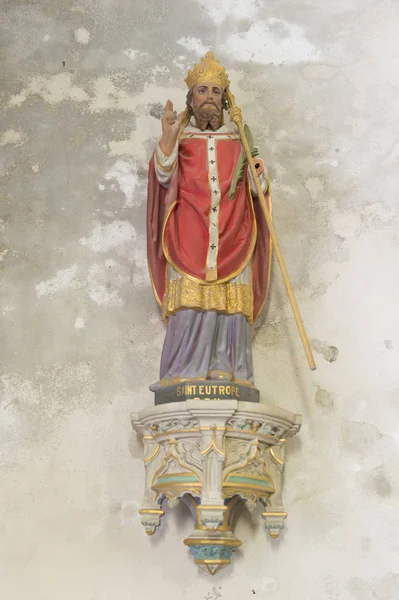 フランスの教会では 聖エウトロピウス — ストック写真