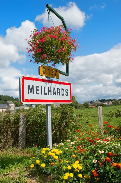 Typical French Village Houses Pastures — Stock Photo, Image