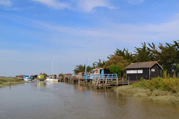 Paisaje con cabinas Oyster —  Fotos de Stock