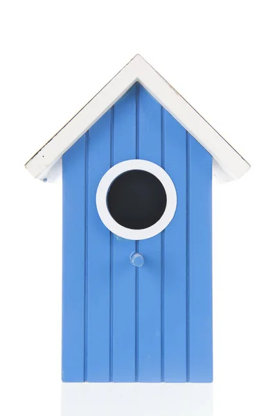 Simgle azul pássaro caixa — Fotografia de Stock