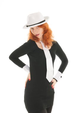 Parti için giymiş kadın