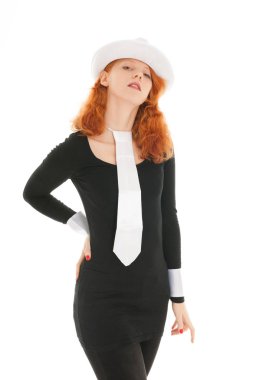 Parti için giymiş kadın