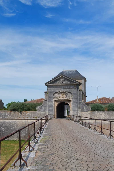 Fossé et fortifications à Saint Martin de Ré — Photo