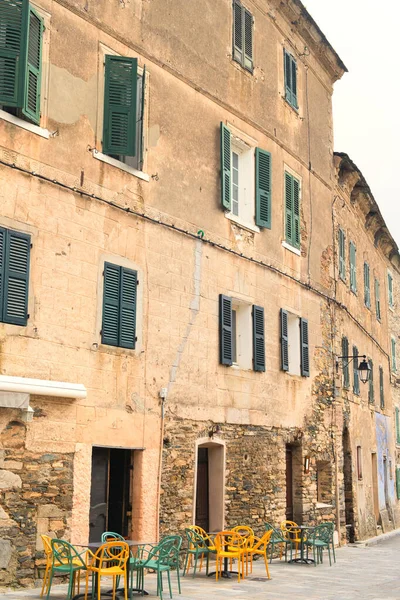 Corsica Ristorante Con Terrazza All Aperto Francia — Foto Stock