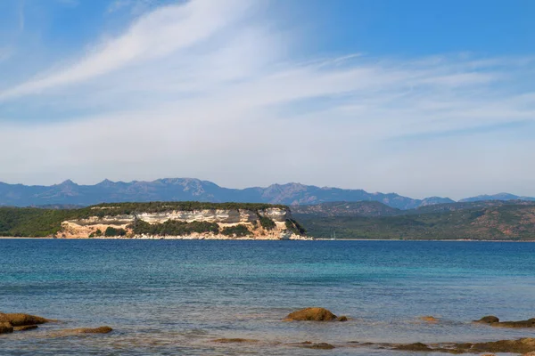 Bonifacio Yakınlarındaki Fransız Adası Korsika — Stok fotoğraf