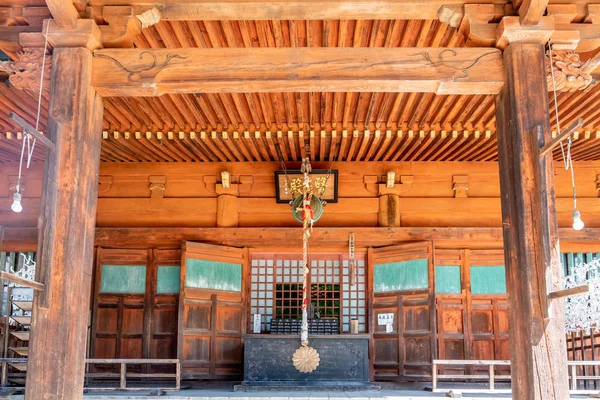 Framför Japansk Stil Tempel — Stockfoto