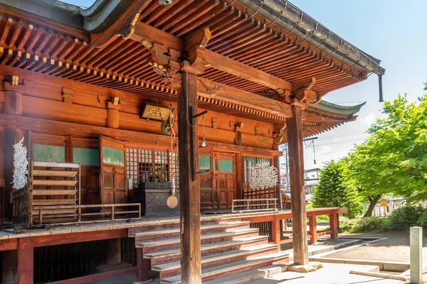 Frente Templo Estilo Japonés — Foto de Stock