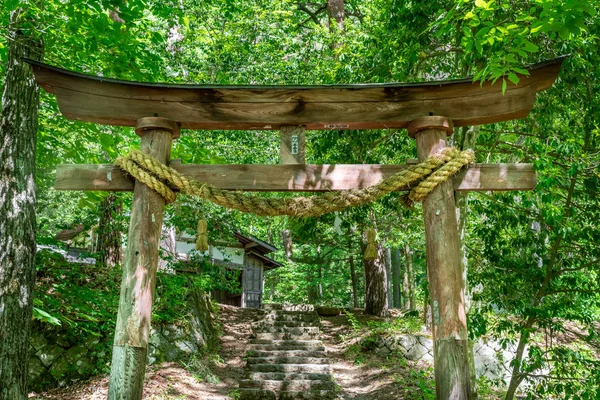 Japanese Stone Made Mountain Gate — Stock Photo, Image