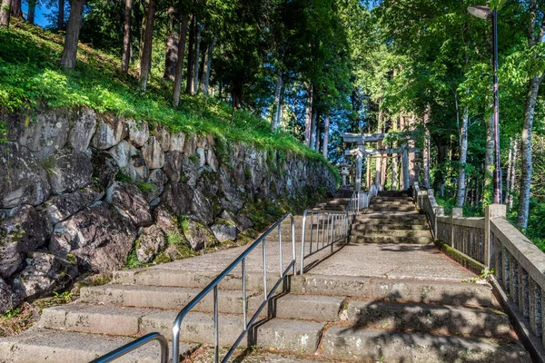 Japanese Temple Top Step — Stock Photo, Image