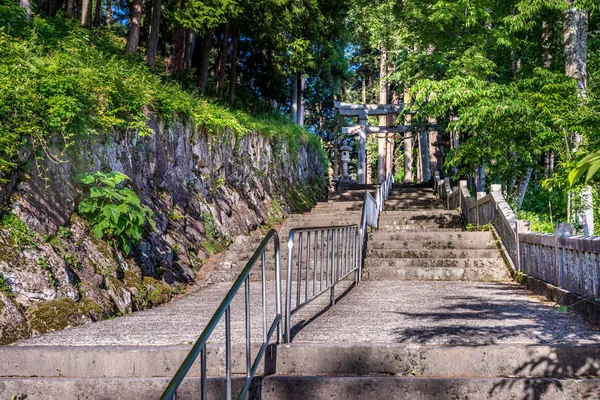 Japanese Temple Top Step — Stock Photo, Image