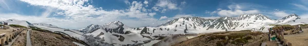 Smoky Valley Chamar Jigokudani Tateyama — Fotografia de Stock