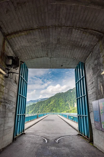 Tunnel Heading Kurobe Dam Japan — Stock Photo, Image