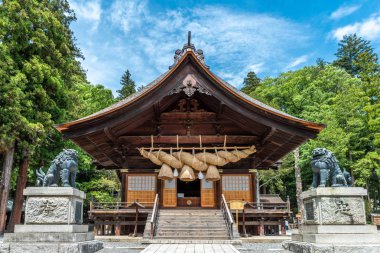 Suwa Taisha(Grand Shrine) Shimosha Akimiya, in Japan clipart