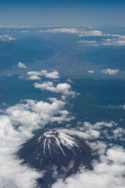 Vista Aérea Monte Fuji — Fotografia de Stock