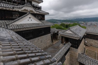 Kale kule Matsuyama Kalesi: Ehime, Japan