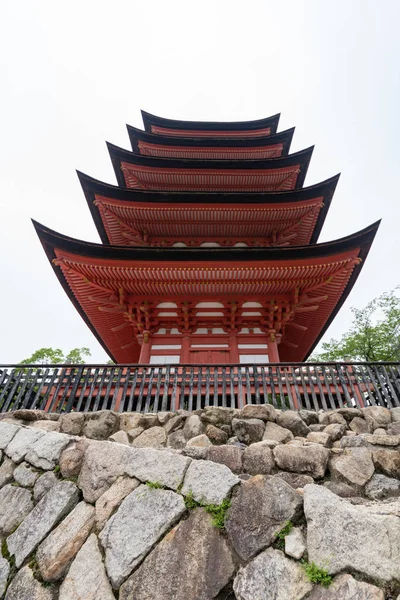 Miyajima Japón Junio 2017 Pagoda Cinco Pisos Del Santuario Toyokuni — Foto de Stock