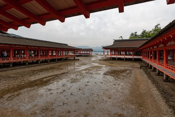 Miyajima Japan Juni 2017 Itsukushima Shrine Japan Itsukushima Schrijn Een — Stockfoto