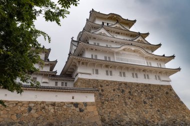 Güzel Unesco Dünya Mirası Himeji Kalesi, Himeji, Japonya