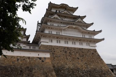 Güzel Unesco Dünya Mirası Himeji Kalesi, Himeji, Japonya