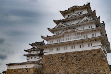 Güzel Unesco Dünya Mirası Himeji Kalesi, Himeji, Japonya