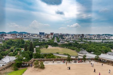 Görünüm Himeji Kalesi, Japonya