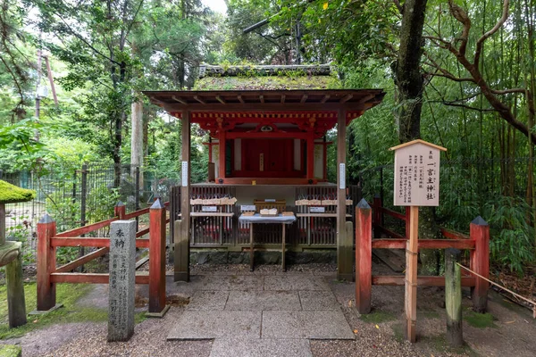 日本奈良的历史悠久的神社 春日大社的景色 它是联合国教科文组织的世界遗产 作为奈良古建筑群历史古迹的一部分 — 图库照片