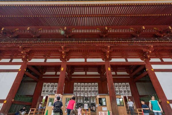 Chrám Todaiji Nara Japonsko Největší Dřevěná Budova Světě Místo Světového — Stock fotografie