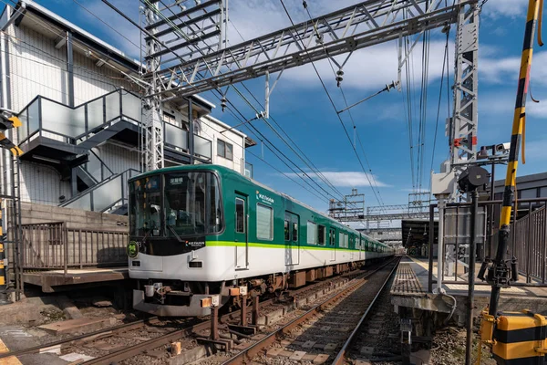 Kyoto Japón Julio 2017 Estación Fushimi Inari Una Estación Tren —  Fotos de Stock