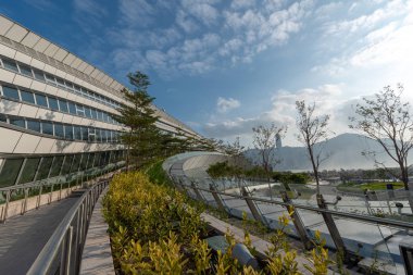 West Kowloon Terminus yukarıda