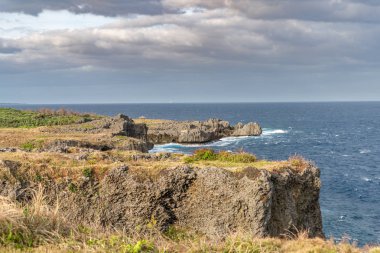 Cape Manzamo çevreleyen sahne görünümü