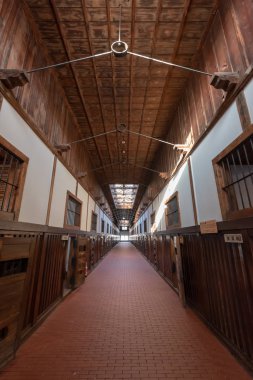 Abashiri hapishane Müzesi koridoru