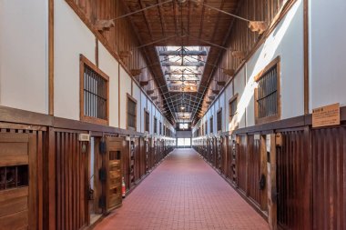 Abashiri hapishane Müzesi koridoru