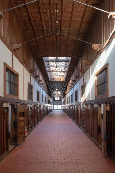 Abashiri hapishane Müzesi koridoru