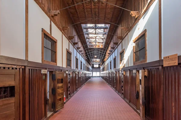 Abashiri hapishane Müzesi koridoru