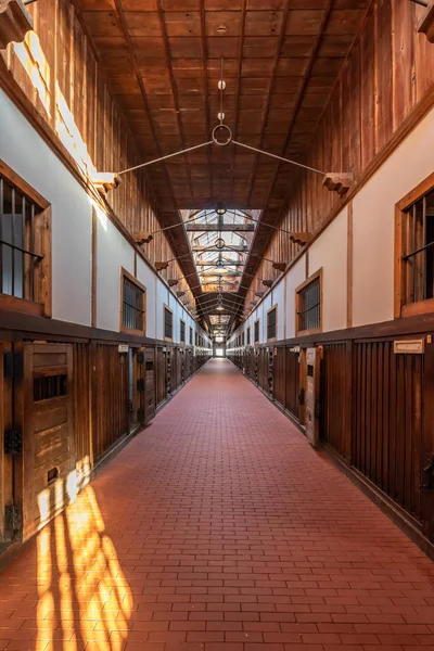 Abashiri hapishane Müzesi koridoru