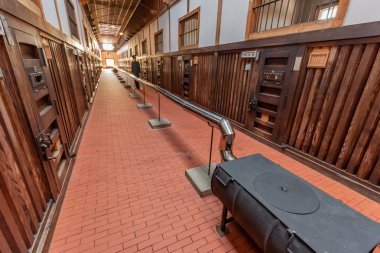 Abashiri hapishane Müzesi koridoru