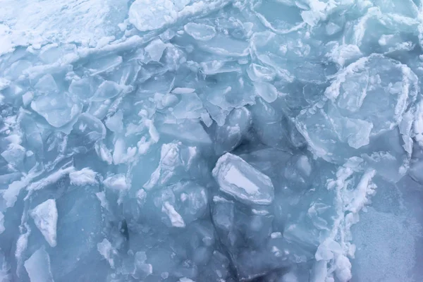 Hielo de deriva en Abashiri — Foto de Stock