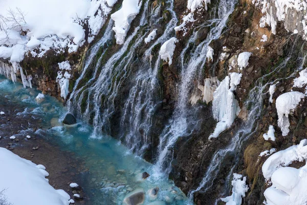 白金の白ひげ滝 — ストック写真