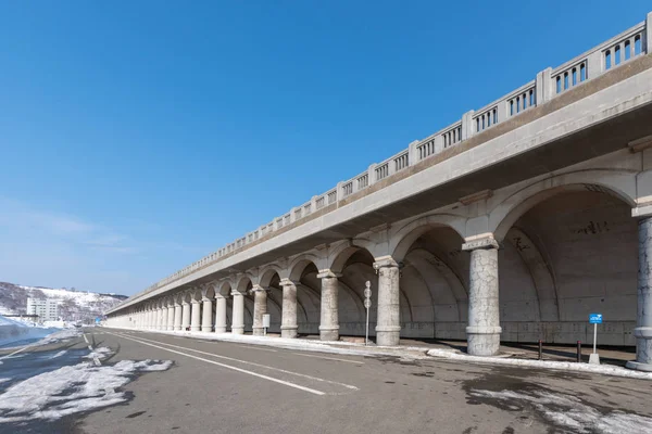 Wakkanai North Breakwater Dome en Japón — Foto de Stock