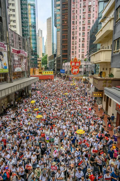 Hongkong Červen 2019 Hong Kong — Stock fotografie