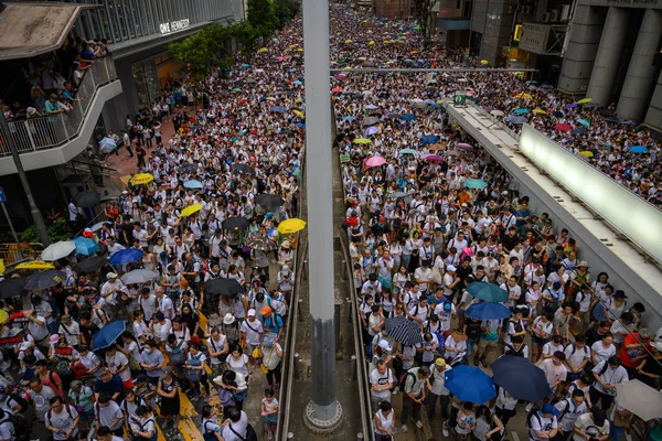 Hongkong Červen 2019 Hong Kong — Stock fotografie
