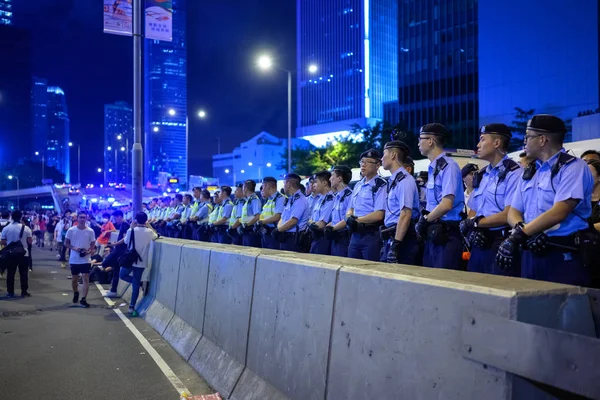 Hongkong-Hongkong 9 protest — Stock fotografie