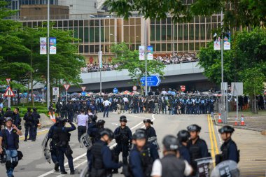 Hong Kong'da İade karşıtı Yasa Tasarısı Protestosu